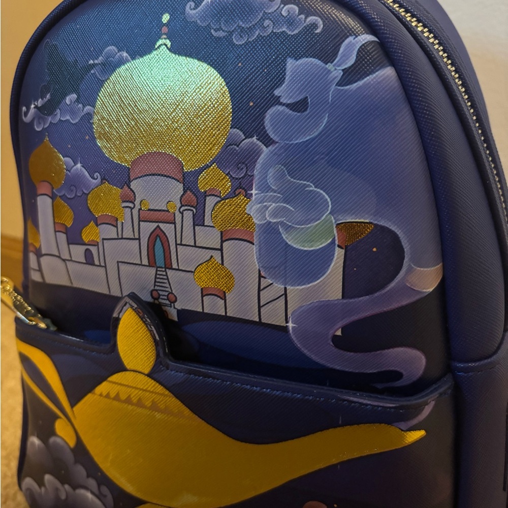 Disney Loungefly Princess Jasmine Aladdin Palace Mini Backpack - Picture 3 of 11